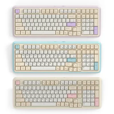 화이트 LED 102키 OS 변환 편한 기계식 키보드 게이밍 C타입 전용 소프트웨어 3가지 컬러 선물 업무공간