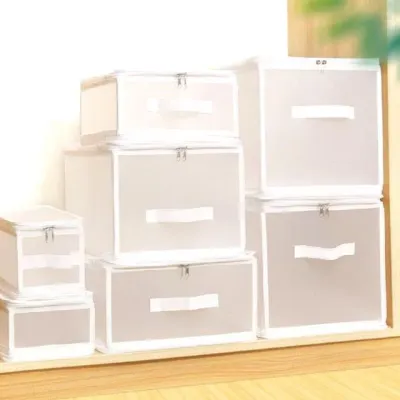 접이식 투명수납함 30L 대용량 다용도 폴딩리빙박스