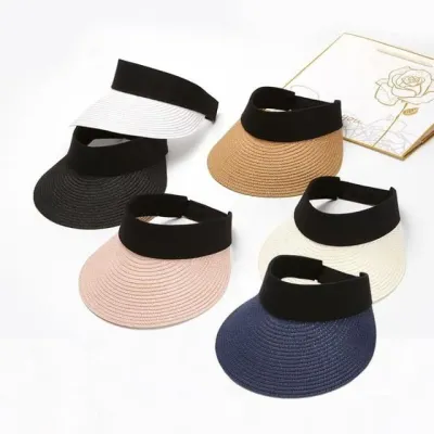 블랙라인 밀짚 썬캡 6color / 밀집 라탄모자