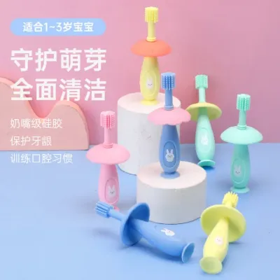 360칫솔 아기 실리콘 마우스가드 아이가 칫솔을 깨물면 아기 이갈이 마우스가드 식품급 물
