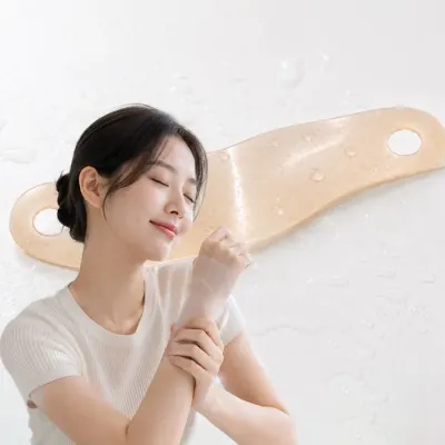 데일리 실리콘 방수 손목보호대 / 손목아대 생활방수 고탄력 관절통증 부상방지 스포츠아이템