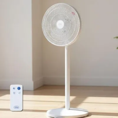 레이나 소형 스탠드 선풍기 14엽 12형 가정용 리모컨