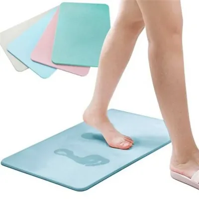 욕실 규조토 발 매트 미끄럼 방지 발 매트 강력 안전 빠른 흡수력 건조