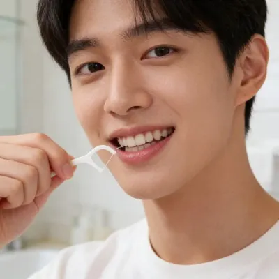 치간치실 칫솔 구강청결 세정 관리용품 하이텐션 치실 치간관리 1100개입