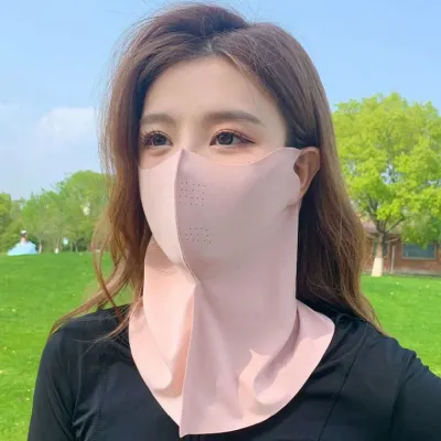 KC인증 효과적인 자외선차단을 위한 3D아이스실크 넥페이스가드 골프 낚시 운전 등산 야외활동 마스크