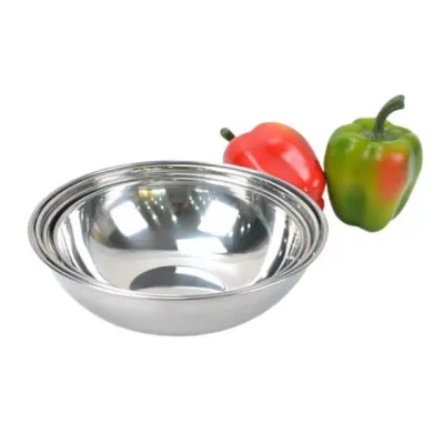 스텐 비빔그릇 국수 면기 식기 식당 중형 19cm 스테인리스 스텐볼 냉면기