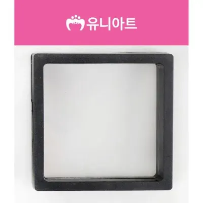 유니아트 만들기재료 랩 투명 액자 11x11c