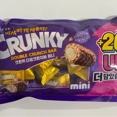 롯데제과크런키더블크런치바 미니 418g