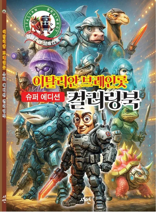 이탈리안 브레인롯 슈퍼 에디션 컬러링북