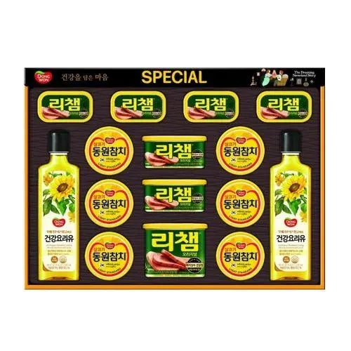 동원 스페셜39호 선물세트 1세트 참치 리챔 식용유 설 추석 선물