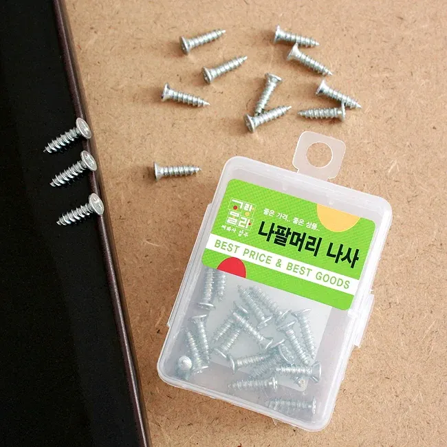 30p 나팔머리 나사(15mm) / 다용도 나사못