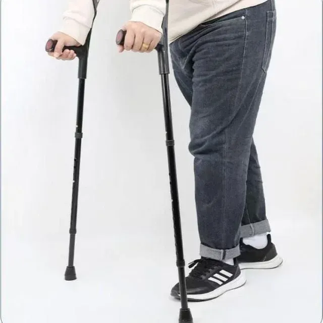 접이식 보행 깁스 지팡이 목발 보조기 엘보클러치