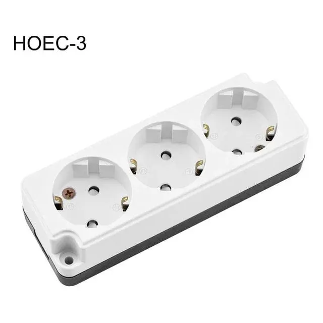 HOEC-3 노출 3구 콘센트 나사타입