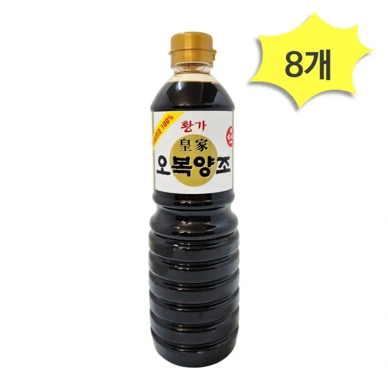 오복식품 황가 오복양조 간장 900ml x 8개
