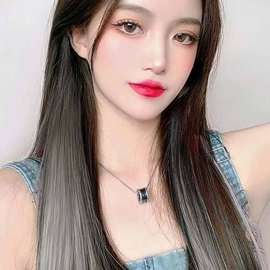 포인트 브릿지 헤어피스(애쉬그레이)