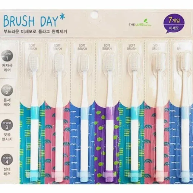브러쉬데이 칫솔 7P