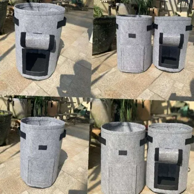 부직포 화분 M 블랙 텃밭화분 꽃화분