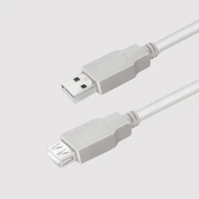 USB 2.0 AM-AF 연장케이블 컴퓨터 티비 오디오 연결선 2M 전원 외장하드 변환