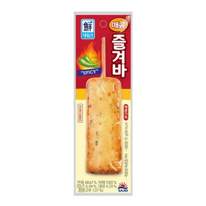 사조대림 매콤즐겨바 70g X 15개(냉장)