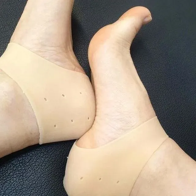 실리콘 패드 발뒤꿈치 각질 방지 발보습 발건강 1쌍