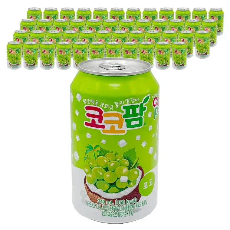 해태 코코팜 포도 340ml x 48캔 (24캔 2박스)