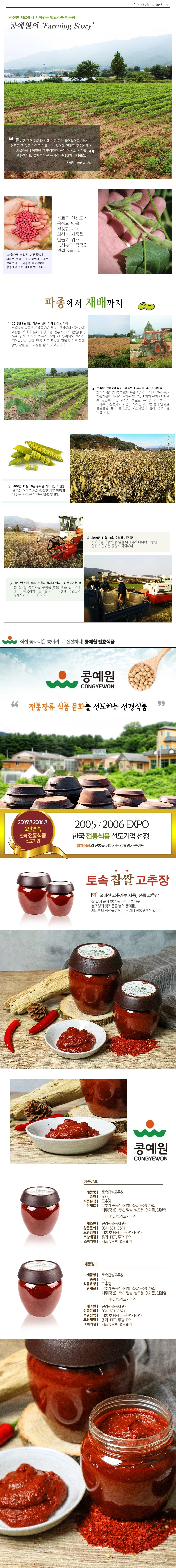 VDG 고추장 (국산) 500g 상세1