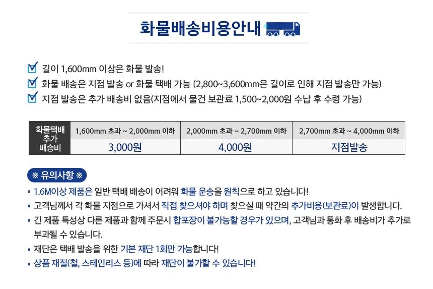 재료분리대PVC사각10T백색 상세1