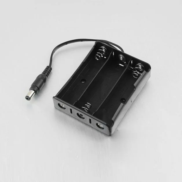 Coms 배터리 홀더 케이스 18650 3구 DC 55(M) 15cm