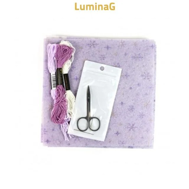 패치 패치워크 원단diy 재료팩 퍼플 의류 가방 수선용