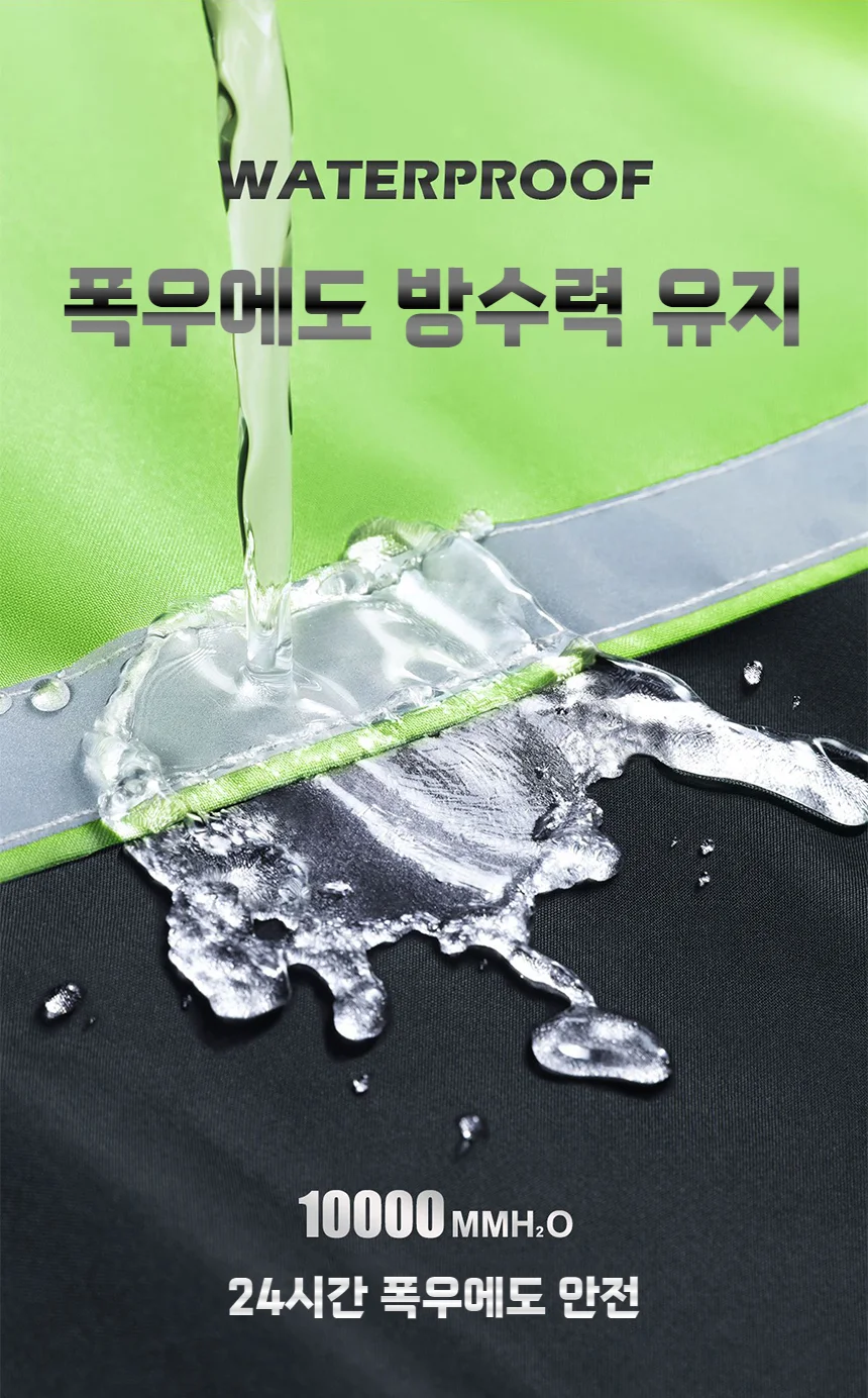 루본 오토바이 라이더 우비 레인수트 바이크 비옷 상세3