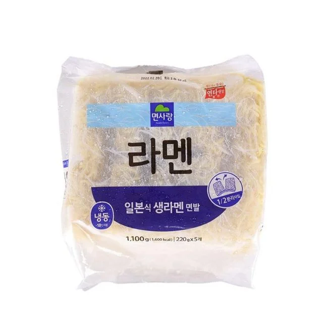 면사랑 일본식 생라멘 냉동 5 일본면 냉동라멘면 돈코츠라멘면