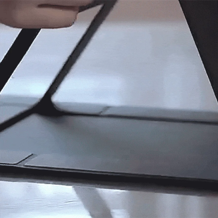멀티모드 접이식 높이 각도조절 노트북 받침대 차량용 침대 사이드 테이블 상세3