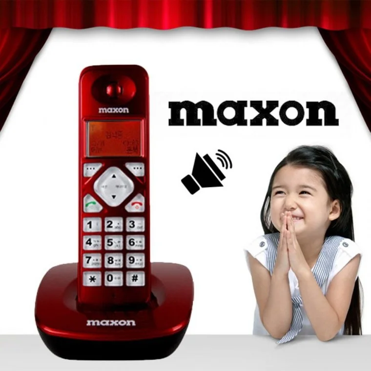 무선 전화기 2900 맥슨 스피커폰 디지털 maxon 한글