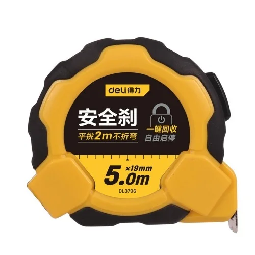 델리 전문가용 고정밀 스틸 줄자 5m x 19 상세3