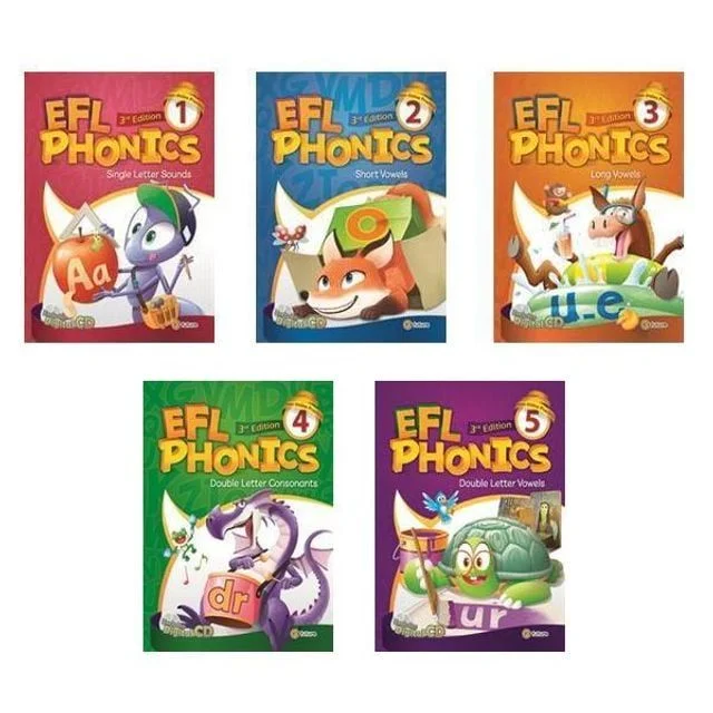 EFL PHONICS 1 5 SB 영어교구 유아영어 파닉스교재