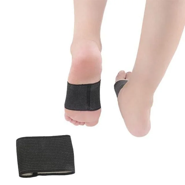 블랙 발바닥 풋케어 발보호밴드 스포츠 보조 지지 런닝 발바닥고정 간편 발지지 보호대