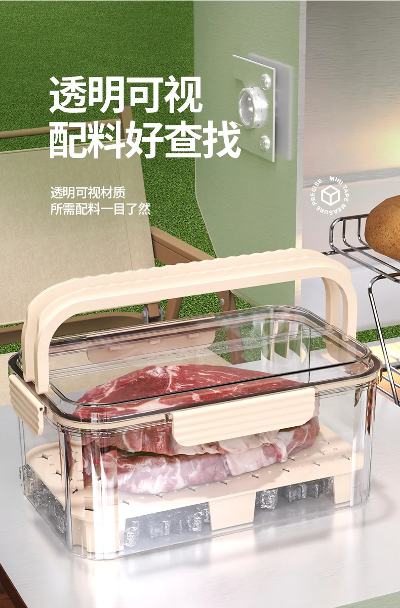 토트 휴대 포장된 야외 봄유 대용량 도시 채소 과일 및 과일 보관함 상세4