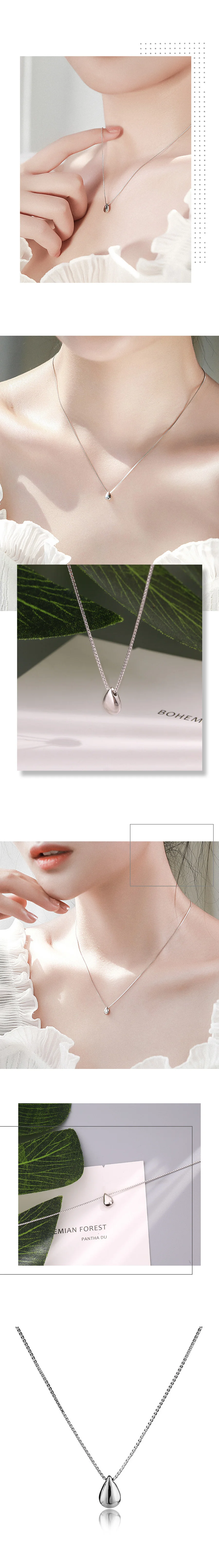통통 물방울 팬던트 목걸이 상세4