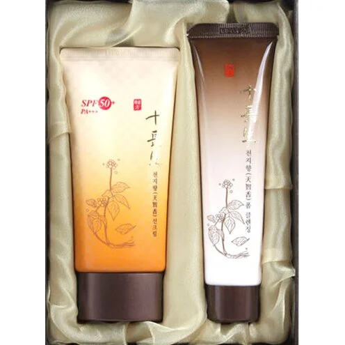 100년 산삼 배양근의 깊은 영양 피부보호 선크림 80ml 상세1