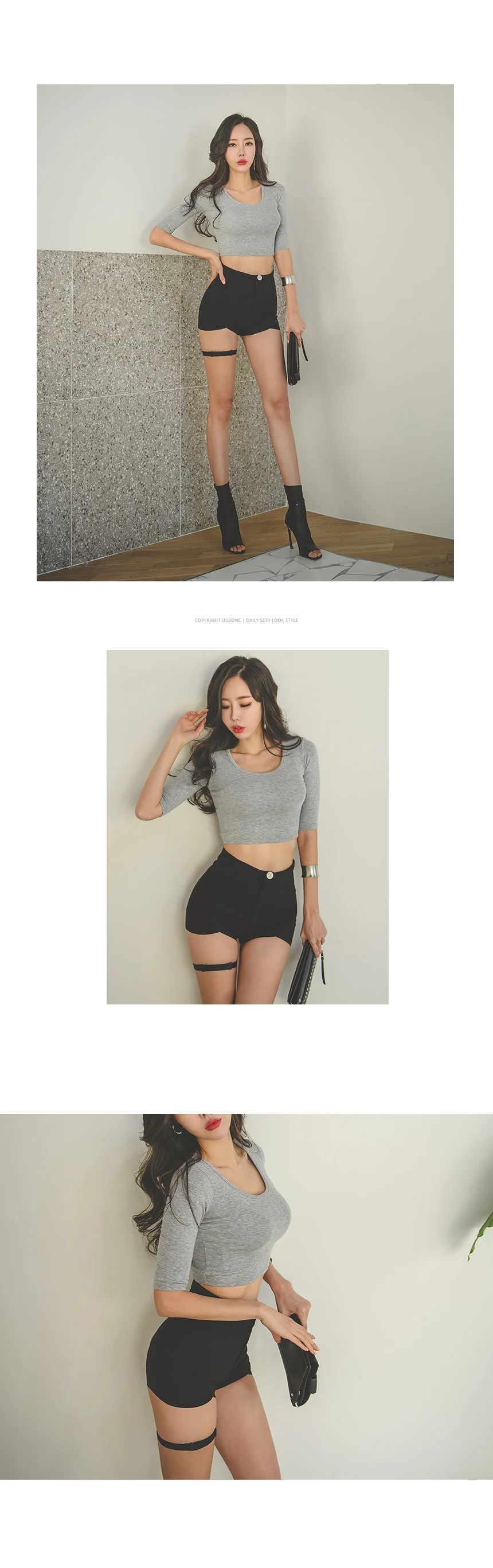 심플밴디지허벅지초커 밴드 허벅지띠 가터링 가터벨트 상세3