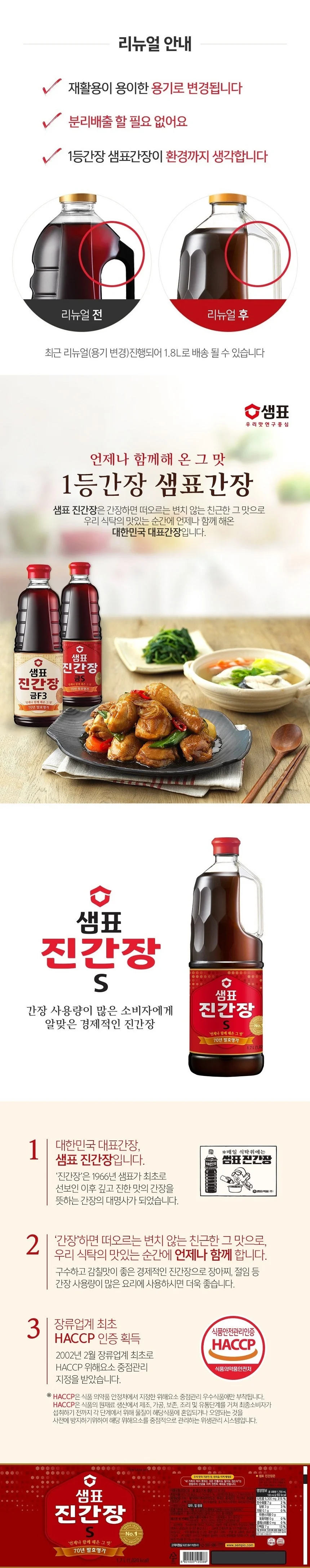 샘표 진간장 S 1.7L 상세5