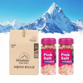 히말라야 핑크소금 선물세트 400g x 2개입 (고운소금) 상세3