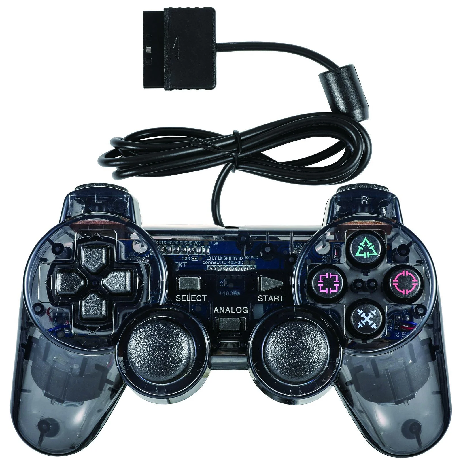 게임패드 공장 직판 블랙 컬러 로고 지원 Ps2 유선 Ps2 유선Ps2 상세4