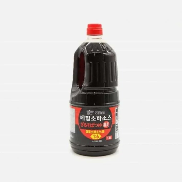 이엔 메밀소바소스 1.8L 소바쯔유 메밀쯔유 메밀국수육수