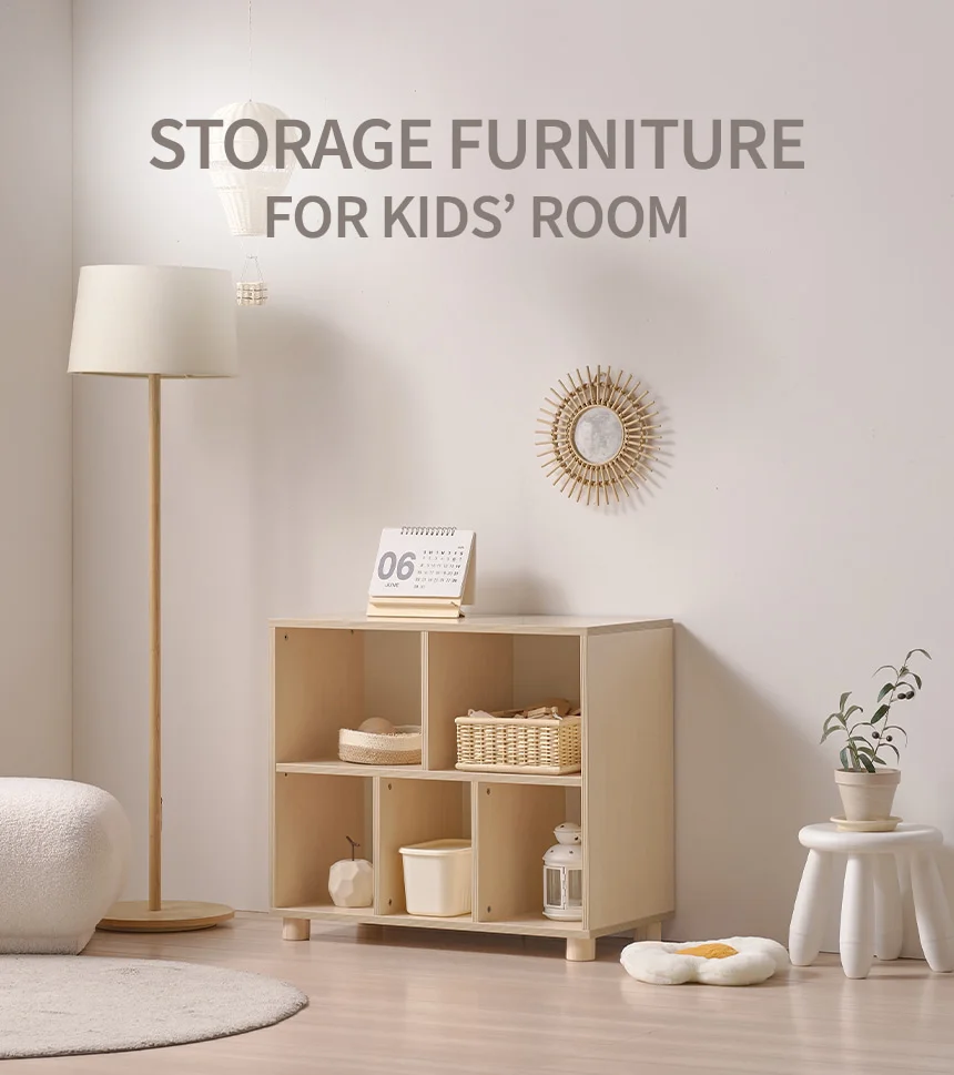 디포랙 오픈 다섯칸 수납 책장 800 (다리형) 상세1