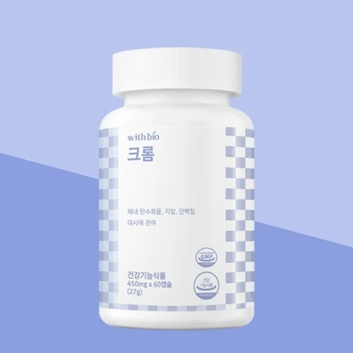 바쁜 일상을 위한 체내 탄수화물 지방 단백질 대사엔 크롬 (450mg x60캡슐)