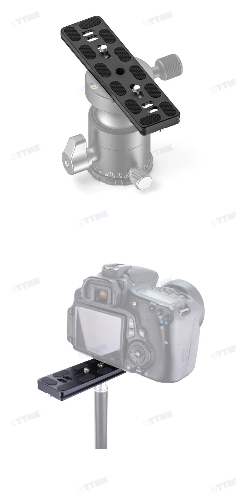 퀵릴리즈 플레이트 150mm 베이스 브라켓 카메라 볼헤드 PU150 상세5