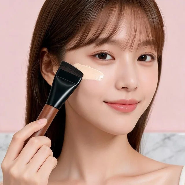파운데이션 미니 휴대용 메이크업 수정용 베이스 화장품 작은 여행 파우치용