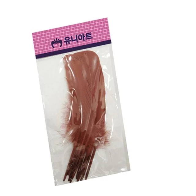 1000 새깃털 (갈색 드림캐쳐만들기 만들기재료 깃털장식