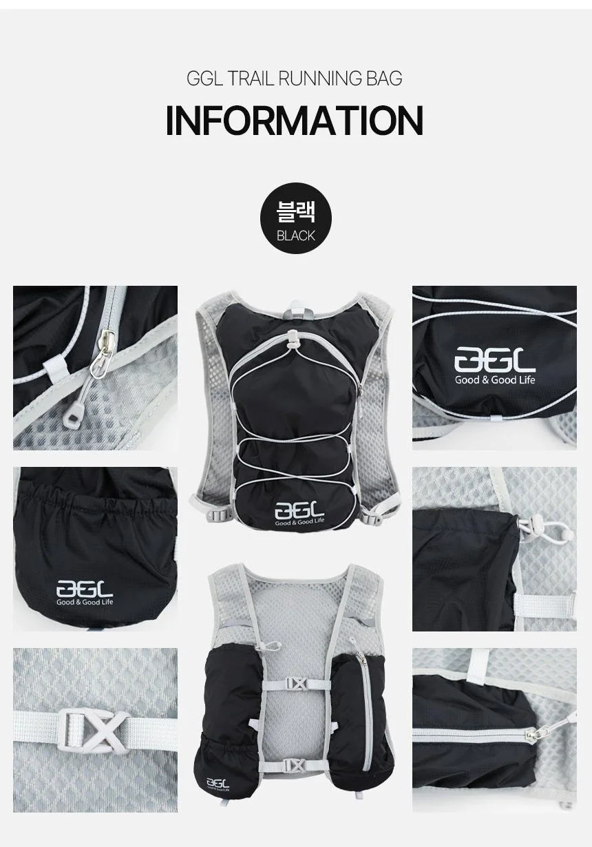 트레일 마라톤 배낭 조깅 등산 러닝백 런닝 조끼 가방 상세5
